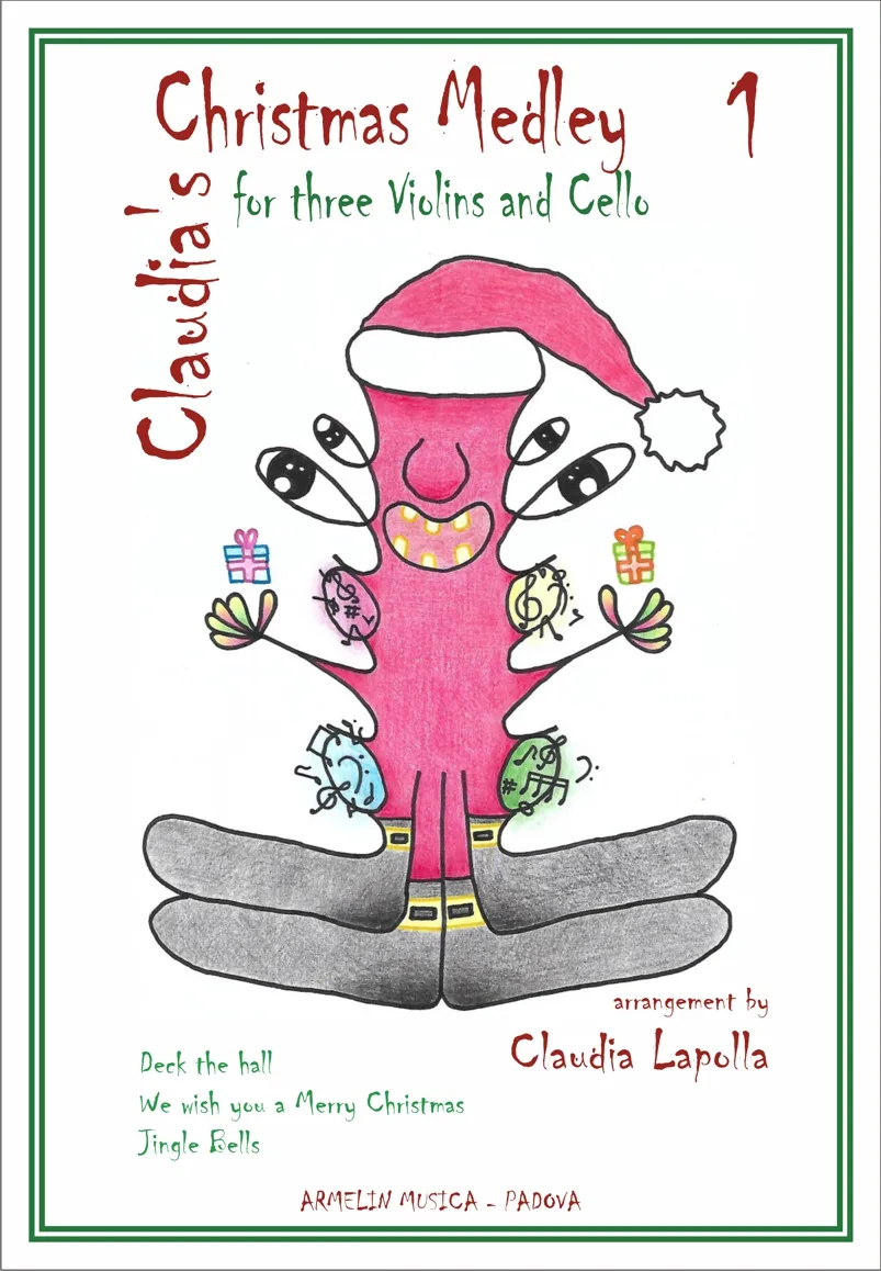 Armelin Musica Claudia’s Christmas Medley 1 noty 3 housle cello