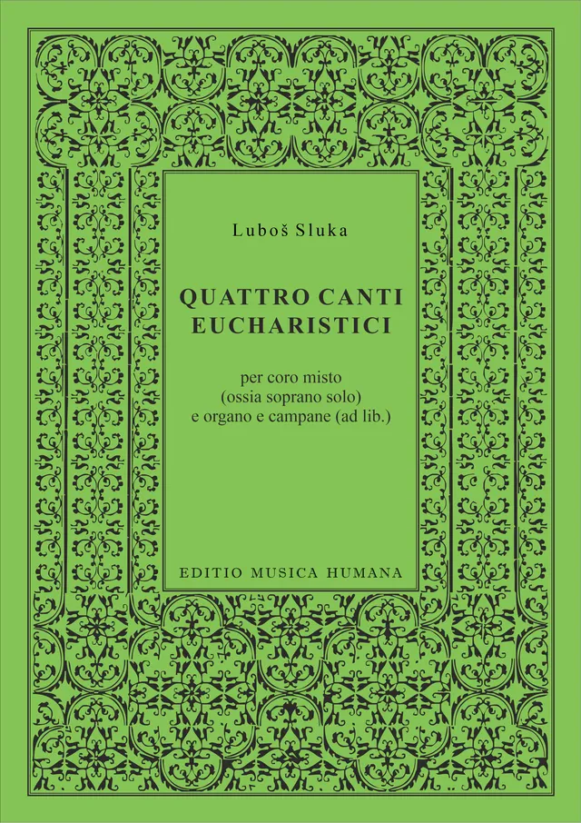 Editio Musica Humana Quattro Canti Eucharistici noty 24 stran