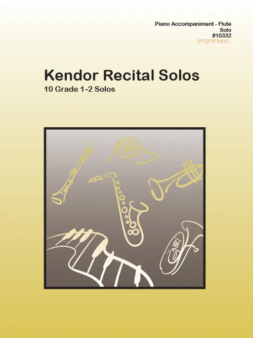 Kendor Recital Solos Flute noty pro flétnu s klavírem