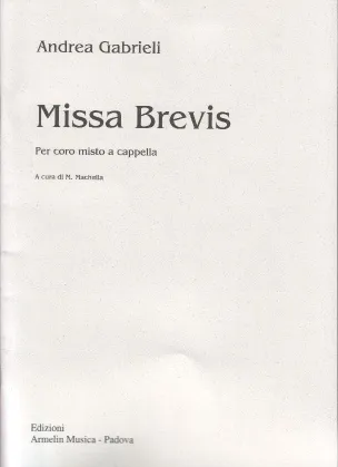 Armelin Musica Missa Brevis noty pro sbor