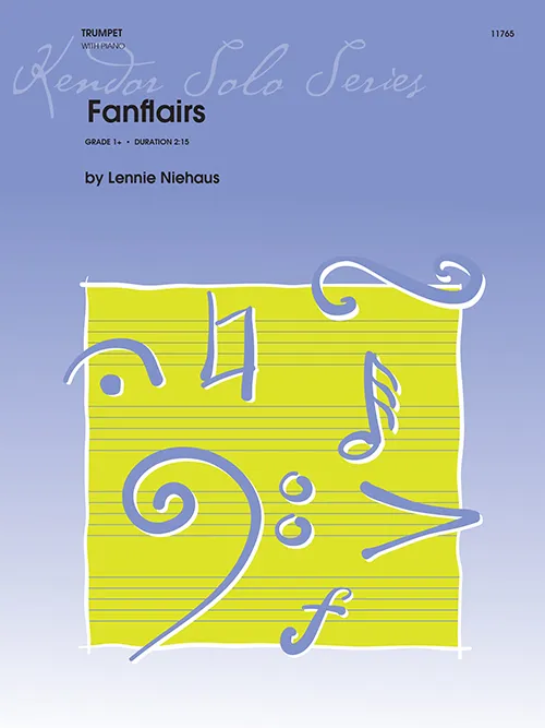 Kendor Music Fanflairs noty trubka s klavírem