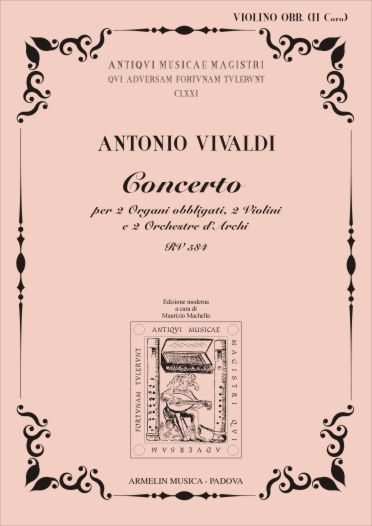 Armelin Musica Concerto RV 584 noty pro varhany