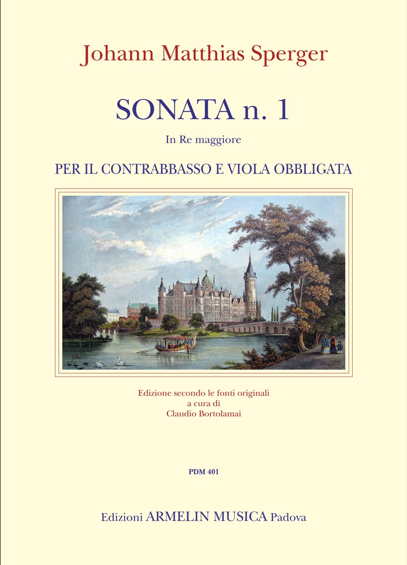 Armelin Musica Sonata n. 1 noty pro kontrabas a violu