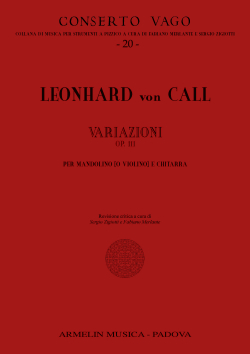 Armelin Musica Variazioni op. 111 noty variace