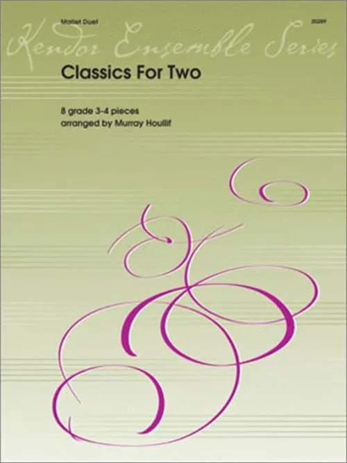 Kendor Music Classics For Two noty pro marimbu duo 8 skladeb