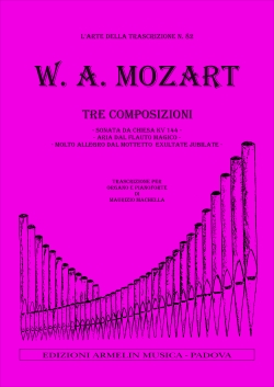 Armelin Musica 3 Composizioni noty Mozart pro varhany