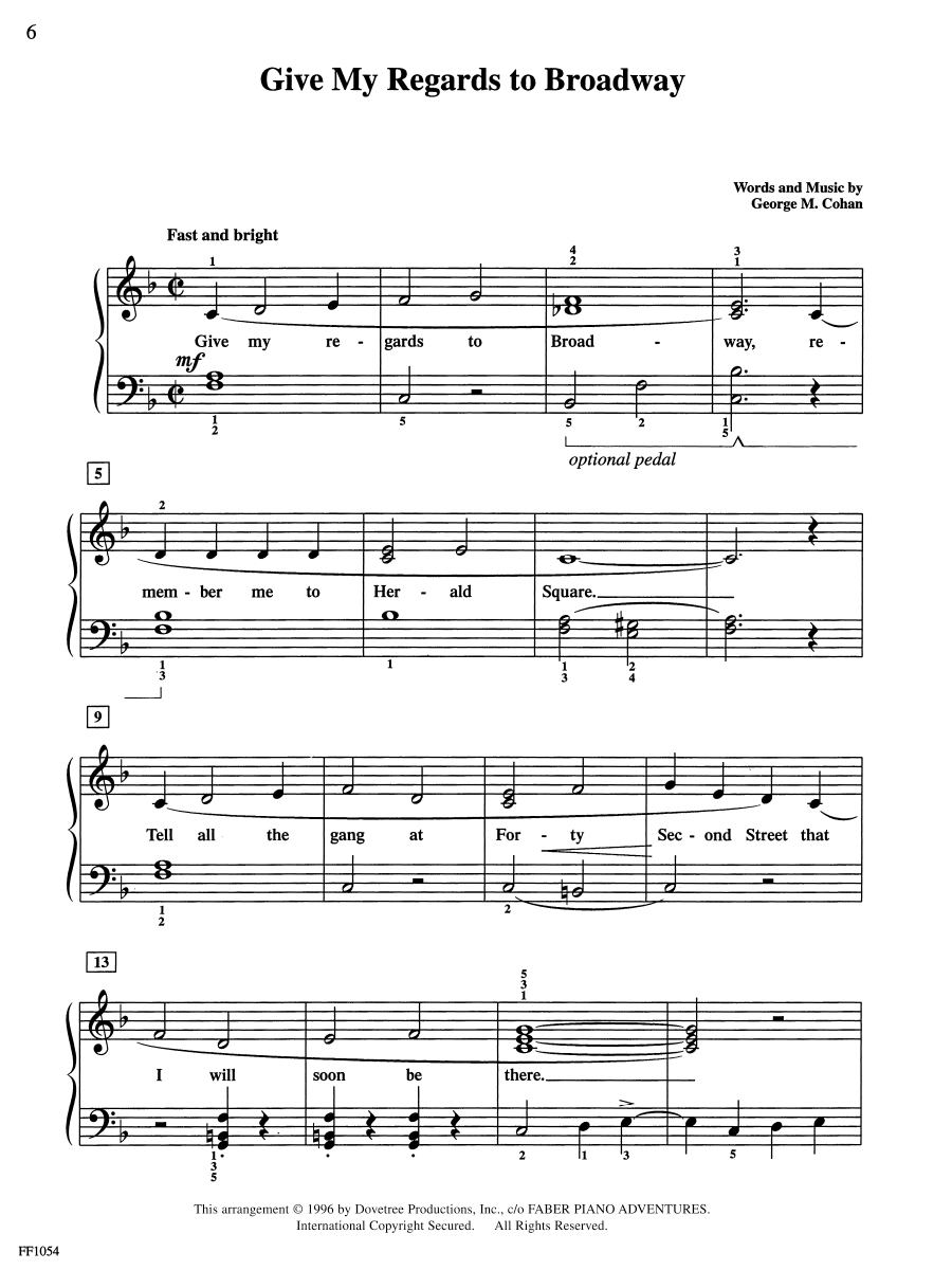 Faber Piano Adventures FunTime Piano Favorites noty level 3A–3B