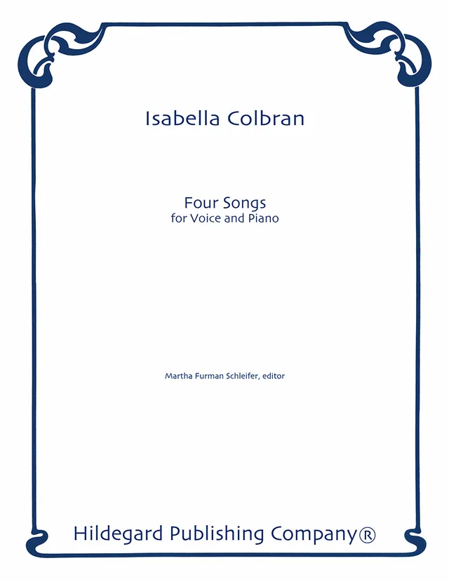 Hildegard Publishing Four Songs Colbran noty pro zpěv