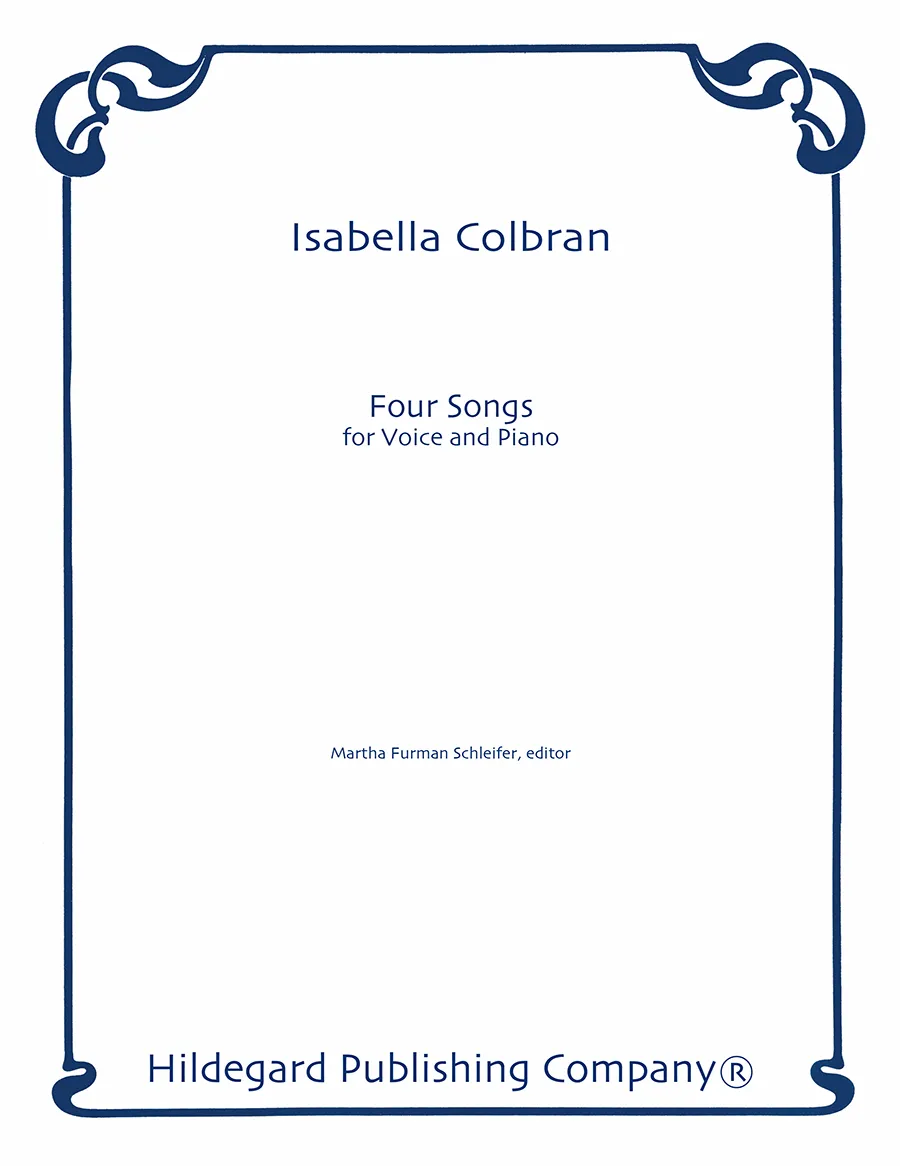 Hildegard Publishing Four Songs Colbran noty pro zpěv