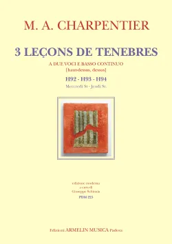 Armelin Musica Leçons de Tenebres H92 H93 H94 partitura
