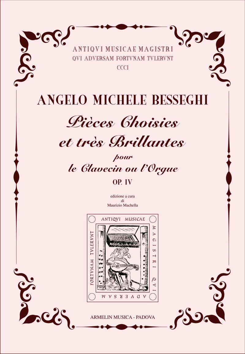 Armelin Musica Pièces Choisies op. IV noty pro cembalo