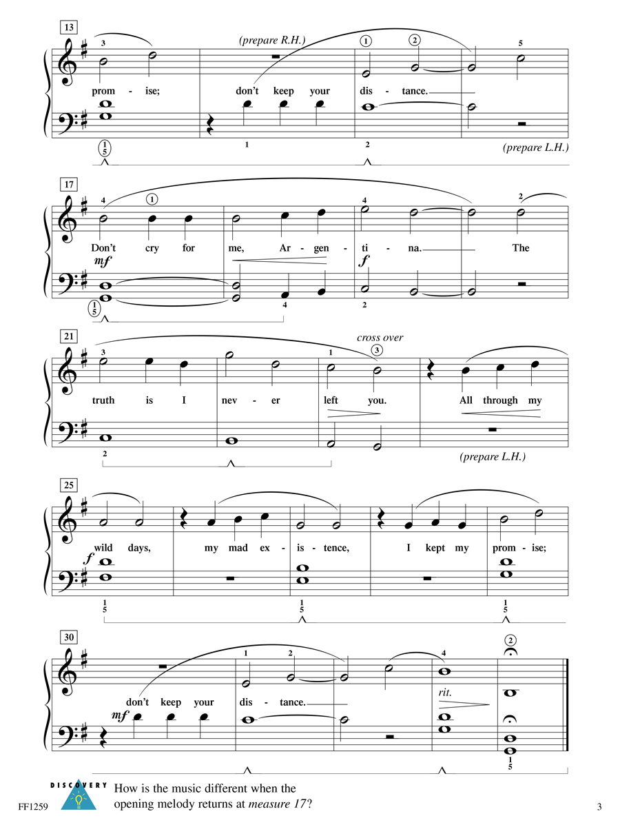 Faber Piano Adventures 2B Popular Repertoire noty pro klavír
