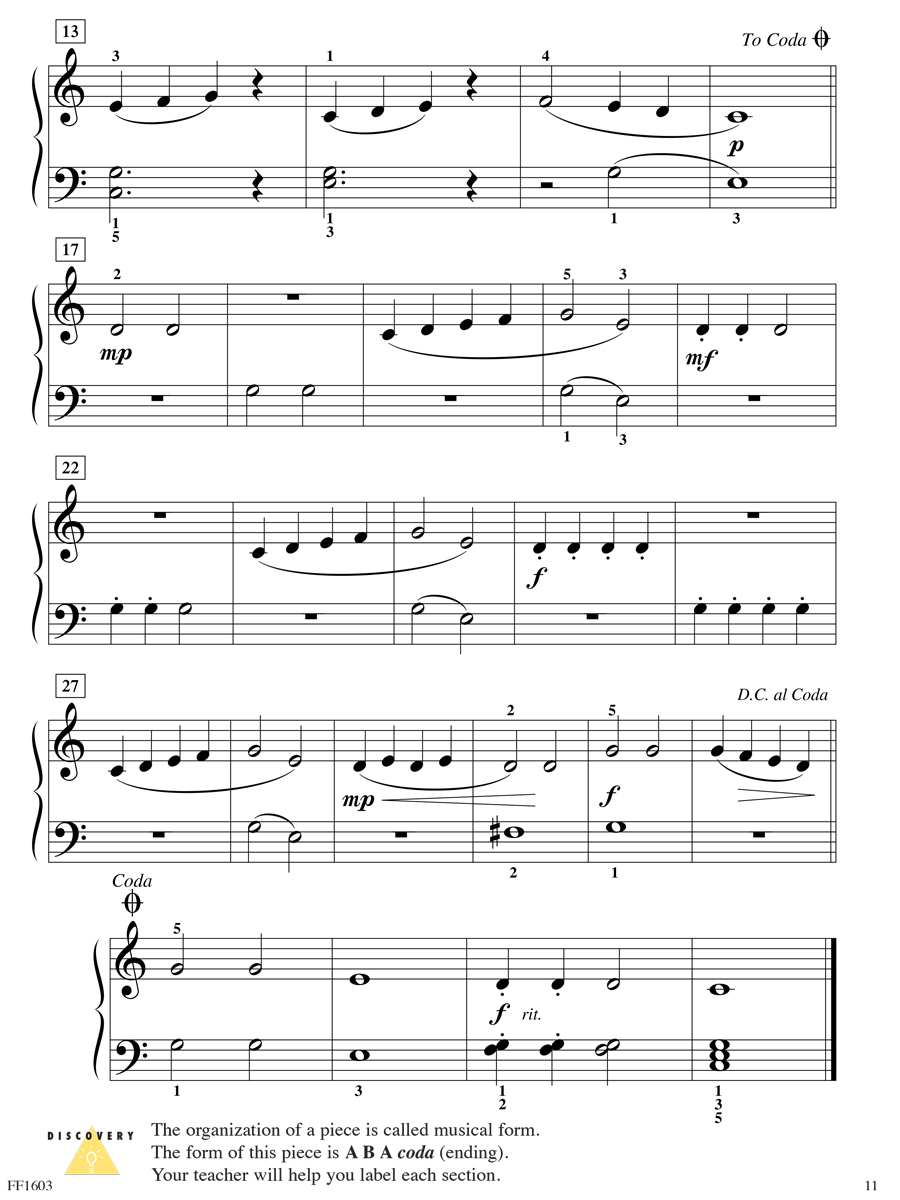 Faber Piano Adventures Gold Star Performance Level 1 noty klavír
