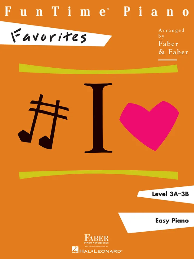 Faber Piano Adventures FunTime Piano Favorites noty level 3A–3B