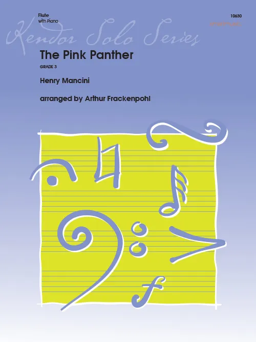 Kendor Music The Pink Panther noty pro flétnu s klavírem