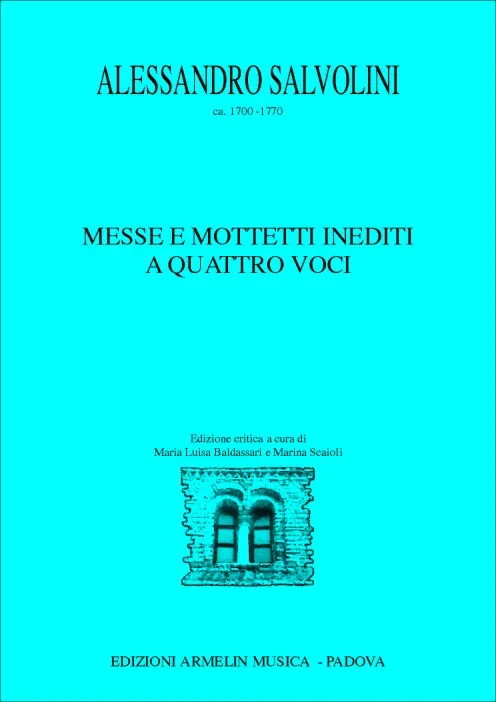 Armelin Musica Messe e Mottetti inediti sborové noty