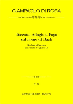 Armelin Musica Toccata Adagio e Fuga B.A.C.H. noty pro varhany