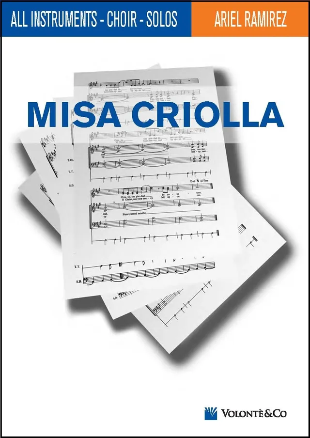 Volonte & Co Misa Criolla noty pro sbor