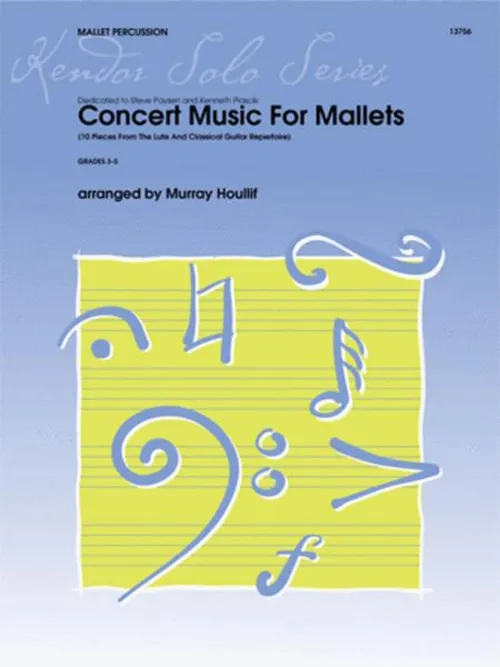Kendor Music Concert Music For Mallets noty marimba 10x