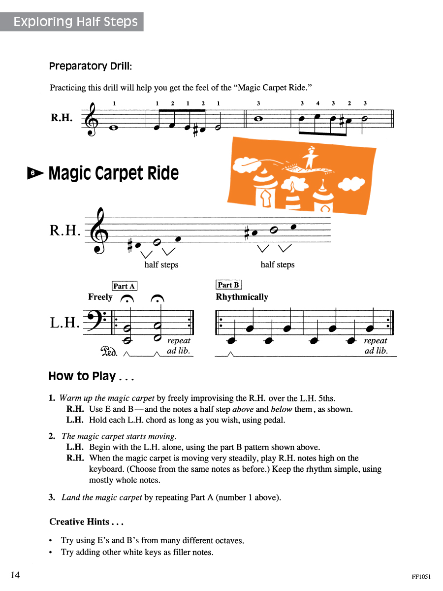 Faber Discover Beginning Improvisation noty pro klavír improvizace