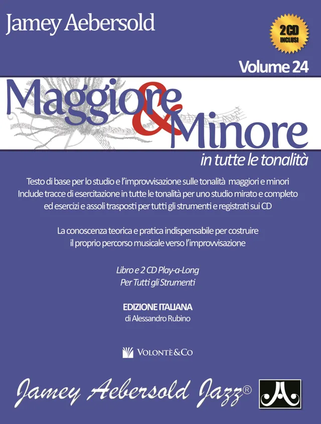 Volonte & Co Aebersold Vol. 24 noty dur moll 2 CD