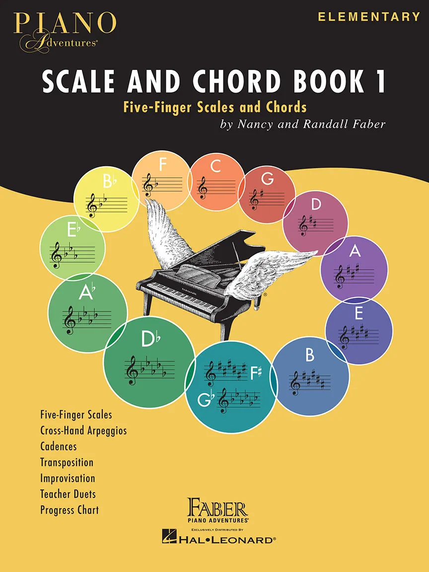 Piano Adventures Scale and Chord Book 1 noty stupnice