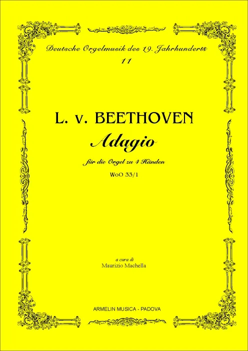 Armelin Musica Adagio WoO 33/1 noty pro varhany