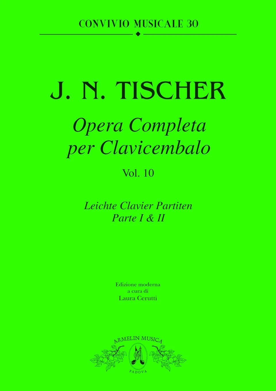 Armelin Musica Opera clavicembalo vol. 10 noty cembalo