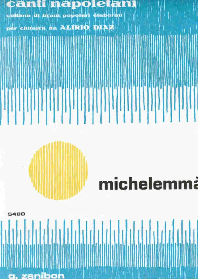 Armelin Musica Michelemmà noty tištěné vydání