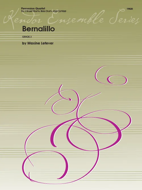 Kendor Music Bernalillo noty pro bicí soutěžní