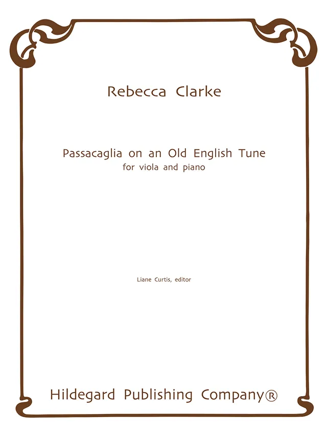 Hildegard Publishing Passacaglia Clarke noty pro violu a klavír
