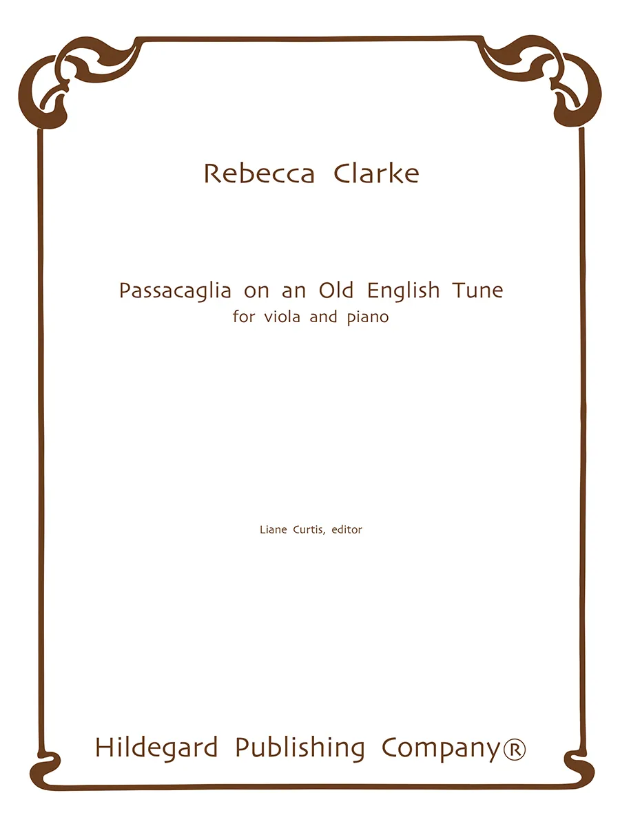 Hildegard Publishing Passacaglia Clarke noty pro violu a klavír