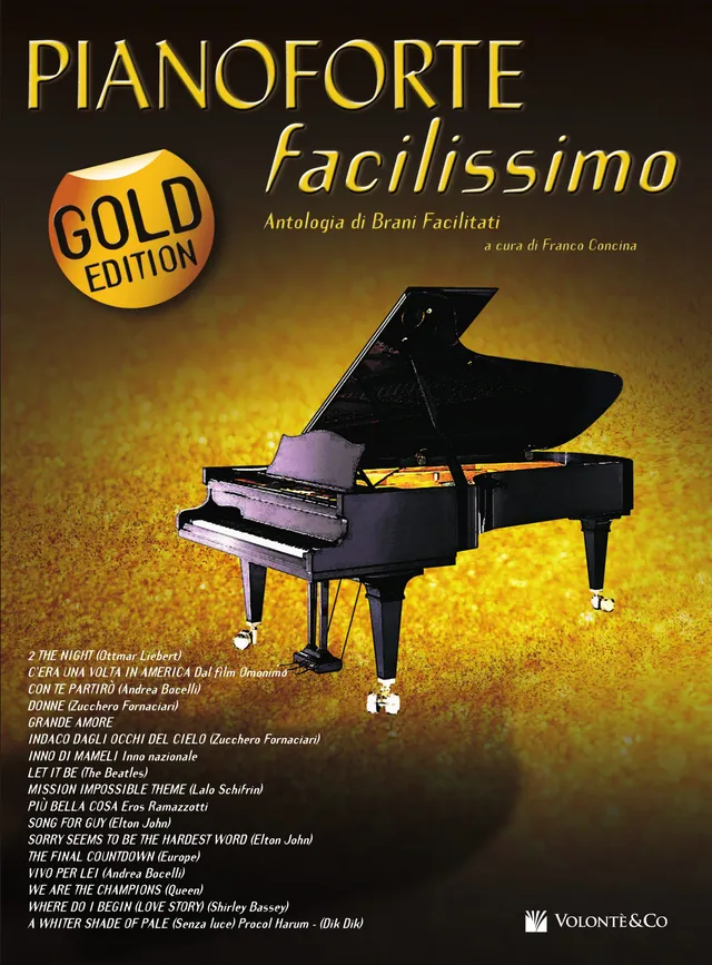 Volonte & Co Pianoforte Facilissimo Gold noty pro klavír