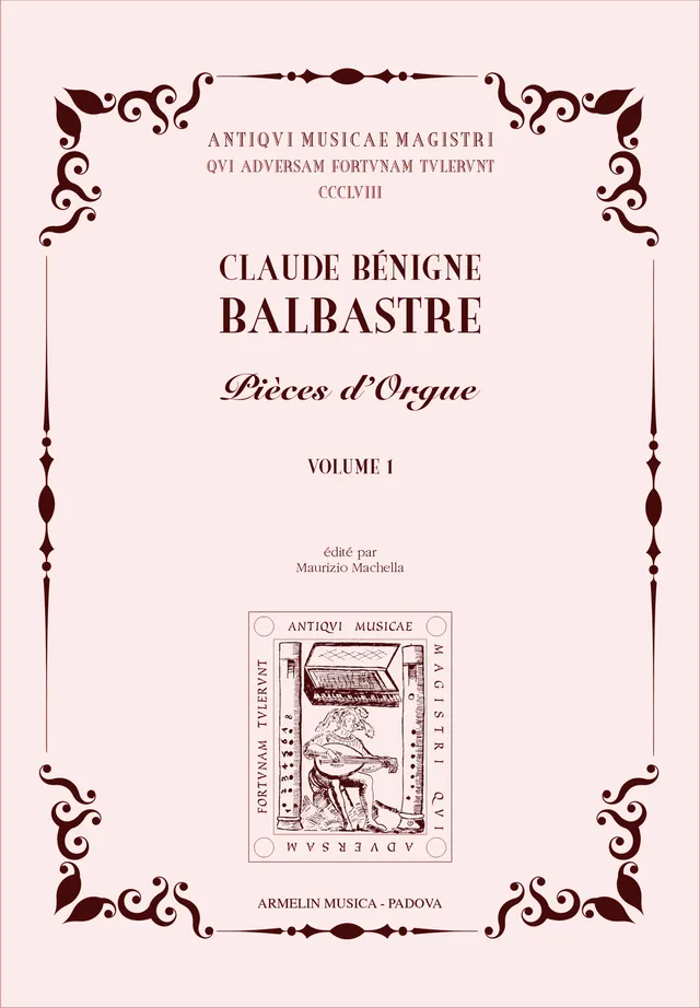 Armelin Musica Pièces d'Orgue Vol. 1 noty pro varhany