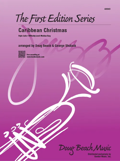 Kendor Music Caribbean Christmas noty pro big band latin