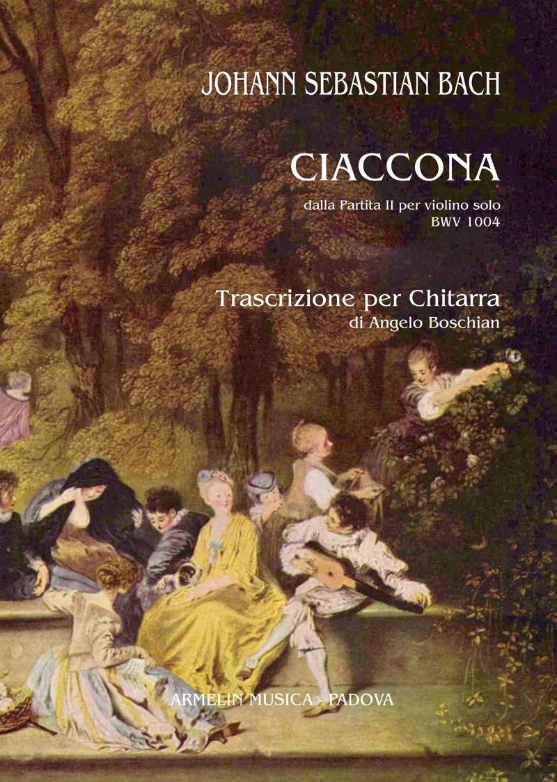 Armelin Musica Ciaccona dalla Partita II in Re minore BWV 1004 noty