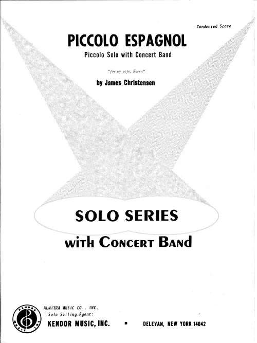 Kendor Music Piccolo Espagnol Full Score partitura