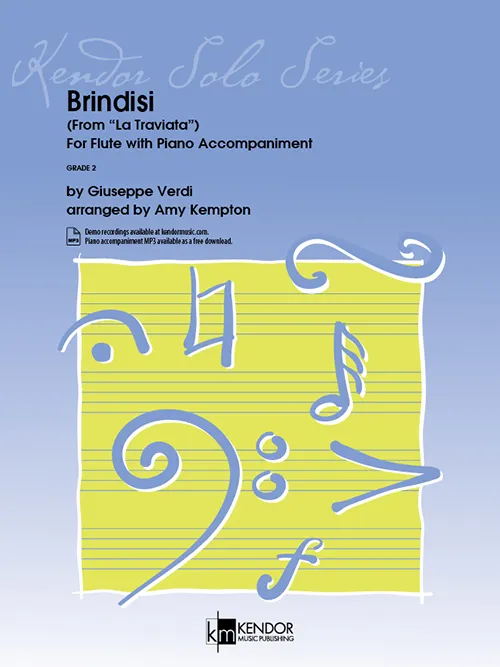 Kendor Music Brindisi noty z La Traviaty Verdi