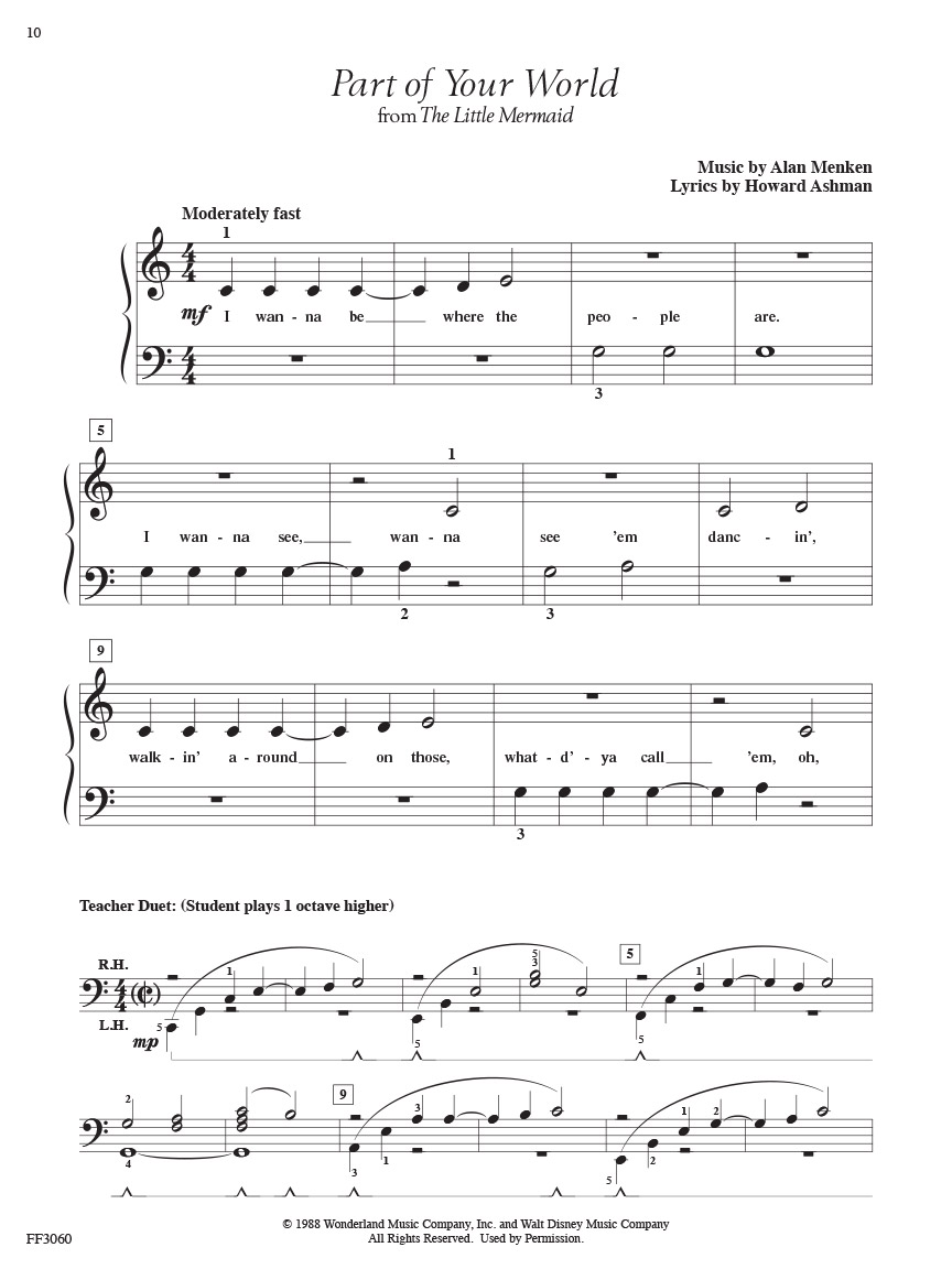 Faber Piano Adventures Adult Disney Book 1 noty pro klavír pro dospělé