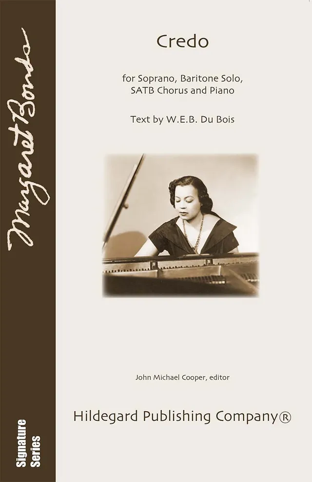 Hildegard Credo Bonds klavírní výtah digitální noty SATB