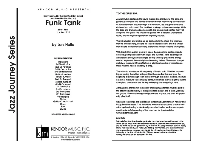 Kendor Music Funk Tank partitura pro big band funk 5:10
