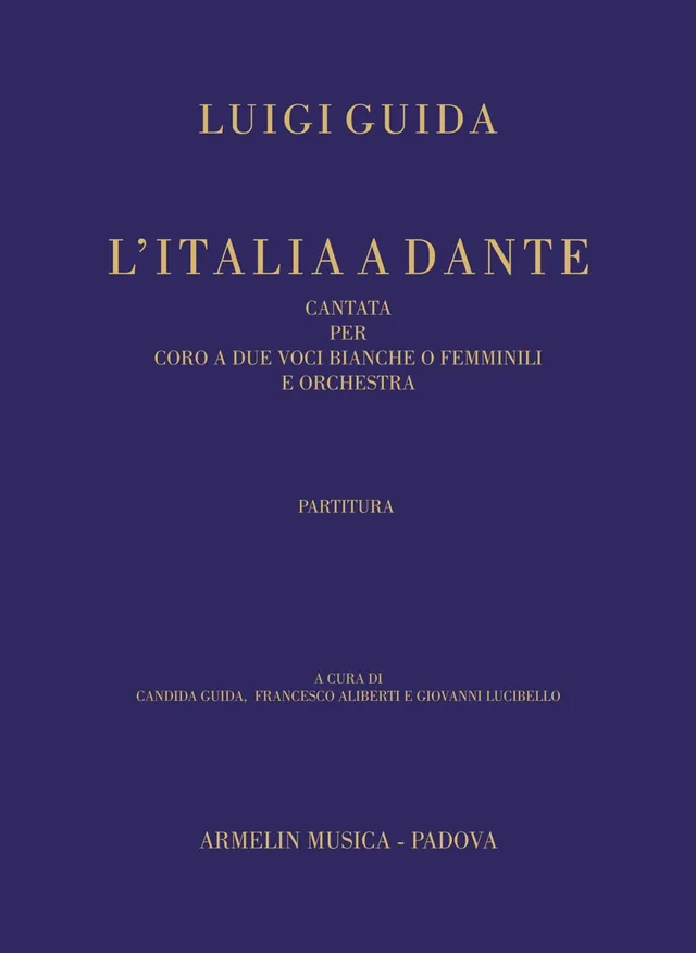 Armelin Musica L’Italia a Dante noty tištěné vydání