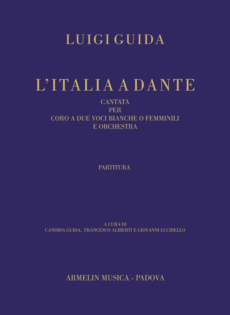 Armelin Musica L’Italia a Dante noty tištěné vydání