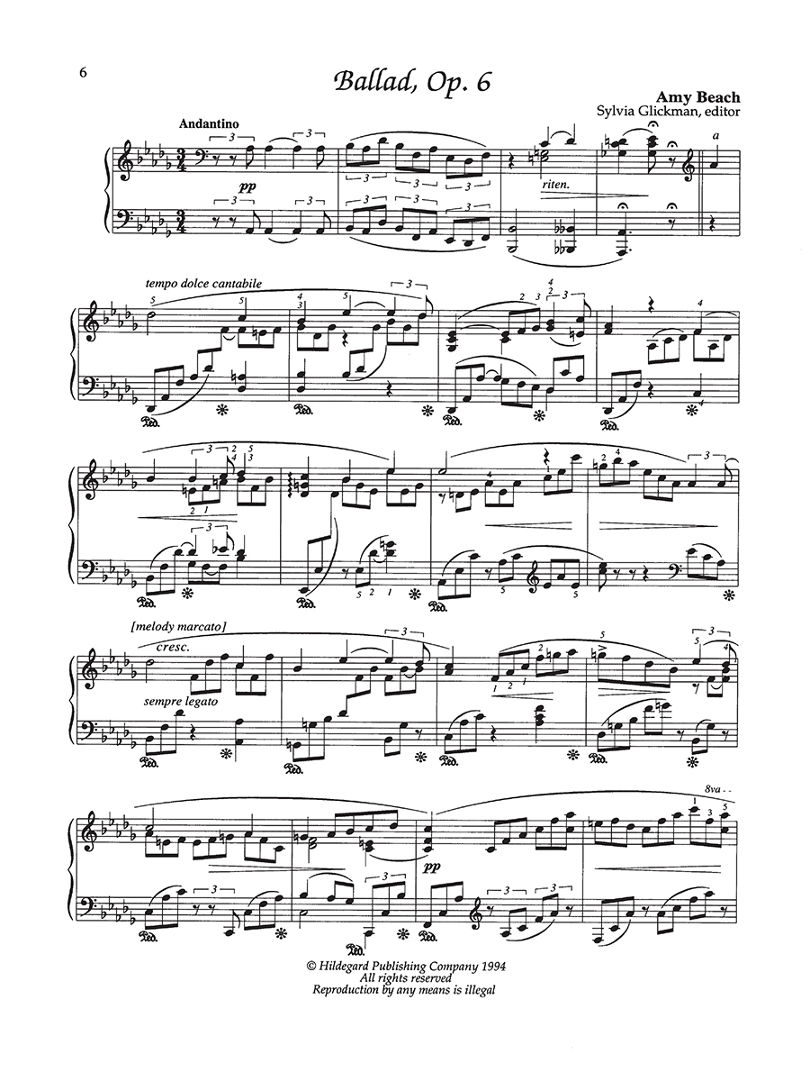 Hildegard Beach Music for Piano 1 noty pro klavír