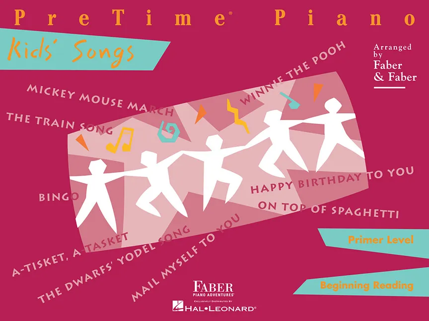 Faber Piano Adventures PreTime Piano Kids’ Songs noty dětské písně