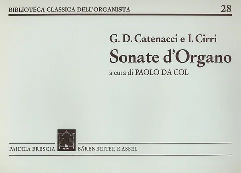 Armelin Musica Sonate d’organo noty pro varhany sonáty