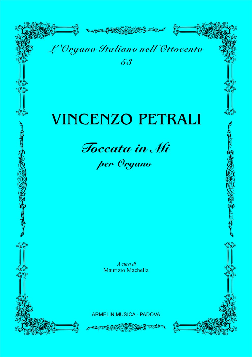 Armelin Musica Toccata per organo noty pro varhany