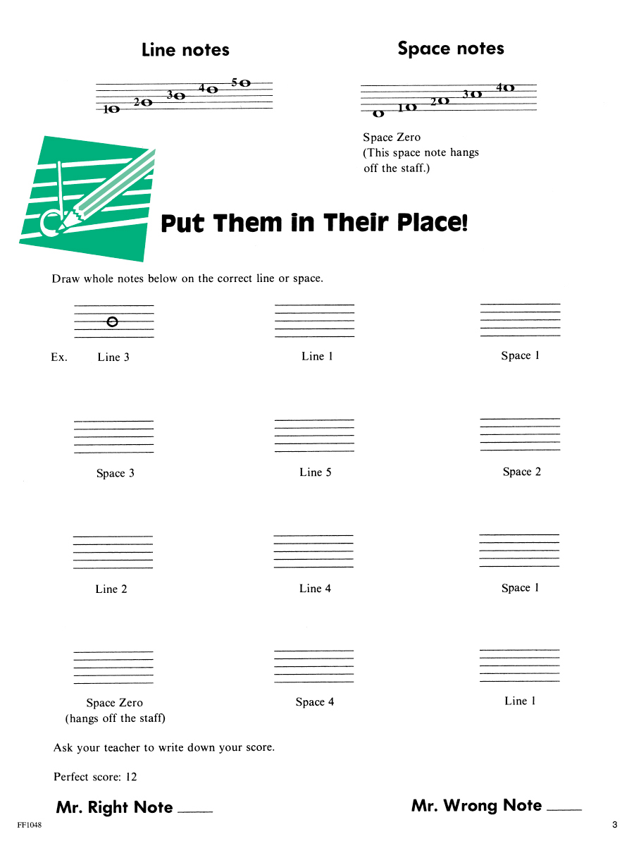 Faber Piano Adventures I Can Read Music 1 hudební nauka