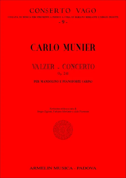 Armelin Musica ValzerConcerto op. 241 noty mandolína klavír