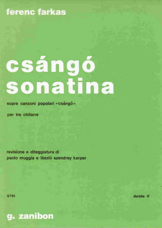 Armelin Musica Csángó sonatina noty pro žáky